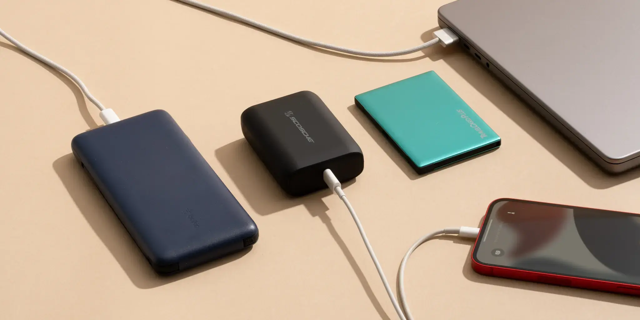 portable chargers and tech gadgets